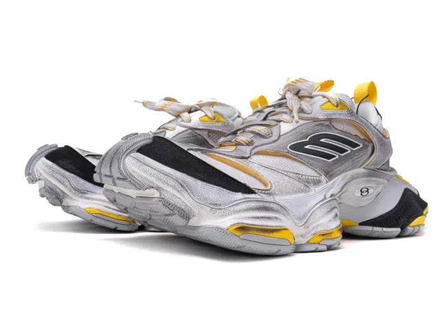 Balenciaga Cargo Sneaker Grey Black Yellow