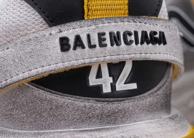 Balenciaga Cargo Sneaker Grey Black Yellow