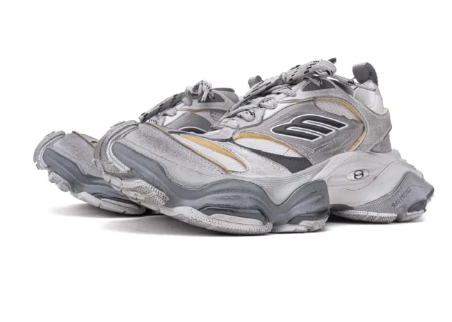 Balenciaga Cargo Sneaker in Grey/Blue