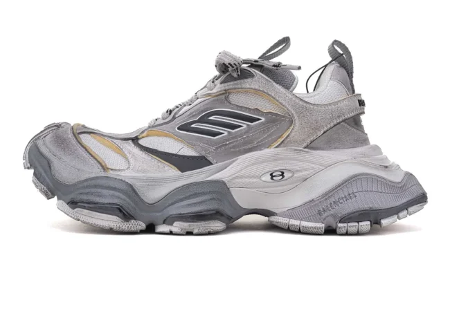 Balenciaga Cargo Sneaker in Grey/Blue