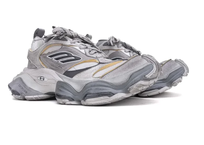 Balenciaga Cargo Sneaker in Grey/Blue