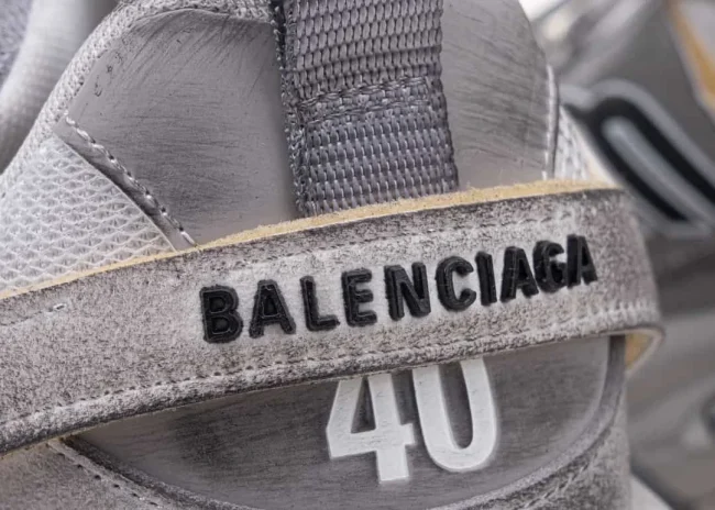 Balenciaga Cargo Sneaker in Grey/Blue