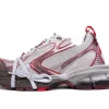 Balenciaga 3XL Sneaker in silver-red-mud-dyed colorway