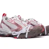 Balenciaga 3XL Sneaker in silver-red-mud-dyed colorway