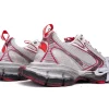 Balenciaga 3XL Sneaker in silver-red-mud-dyed colorway