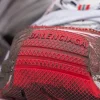 Balenciaga 3XL Sneaker in silver-red-mud-dyed colorway