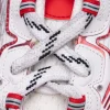 Balenciaga 3XL Sneaker in silver-red-mud-dyed colorway