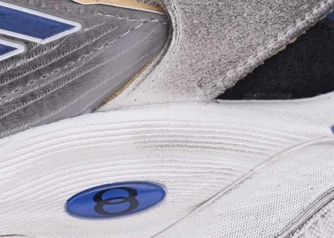 Balenciaga Cargo Sneaker in White/Blue