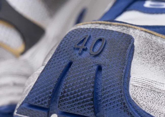 Balenciaga Cargo Sneaker in White/Blue