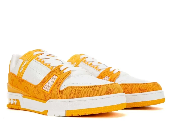 LV Trainer Sneaker in yellow