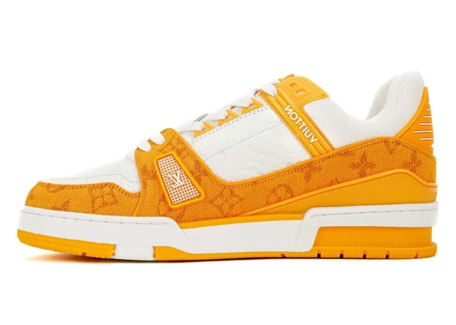 LV Trainer Sneaker in yellow