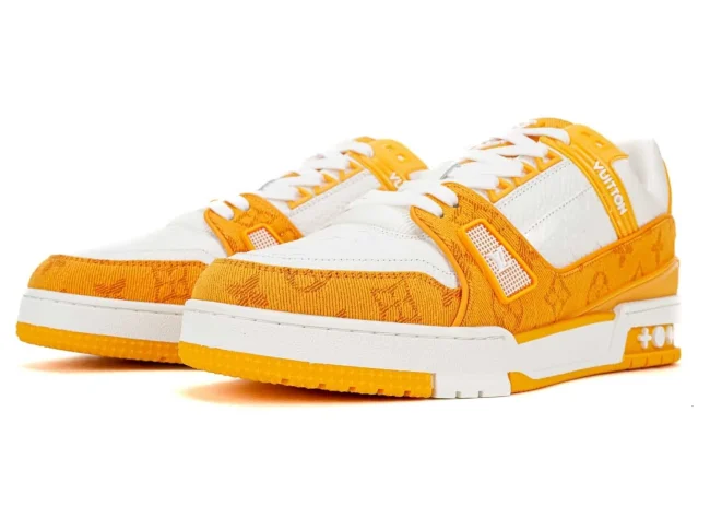 LV Trainer Sneaker in yellow