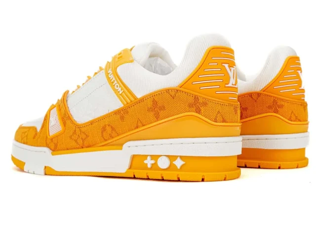 LV Trainer Sneaker in yellow