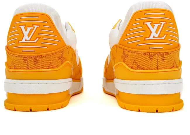 LV Trainer Sneaker in yellow