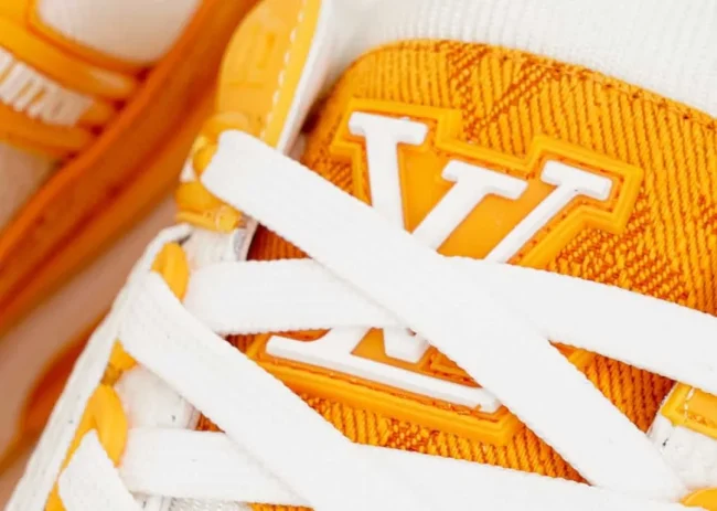 LV Trainer Sneaker in yellow