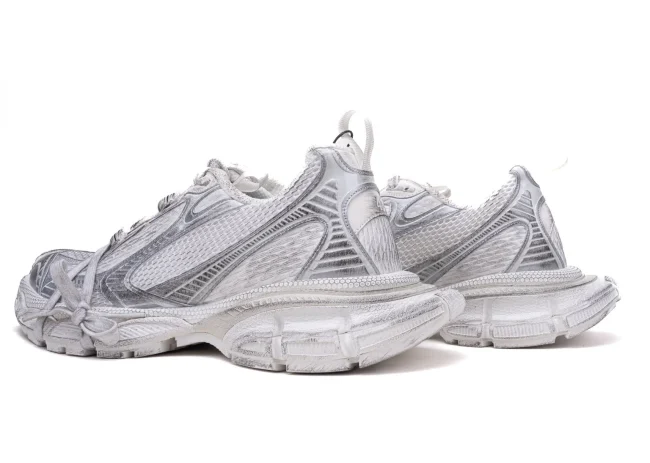 Men's 3XL Sneaker in Silver Grey