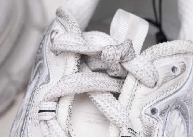 Men's 3XL Sneaker in Silver Grey