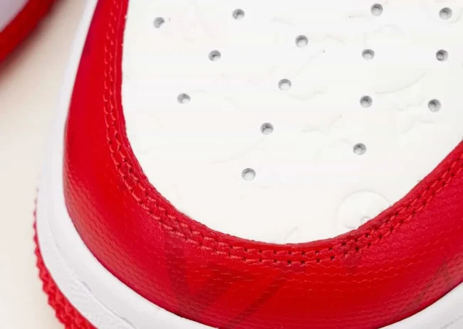 1745390756-Dfspotm5MEVR.webp LV Nike Air Force 1 Low By Virgil Abloh White Red