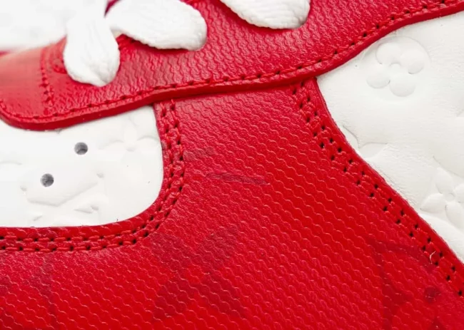 1745390764-ciH7vlhtaW2P.webp LV Nike Air Force 1 Low By Virgil Abloh White Red