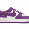 LV Nike Air Force 1 Low By Virgil Abloh White Purple