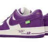 LV Nike Air Force 1 Low By Virgil Abloh White Purple