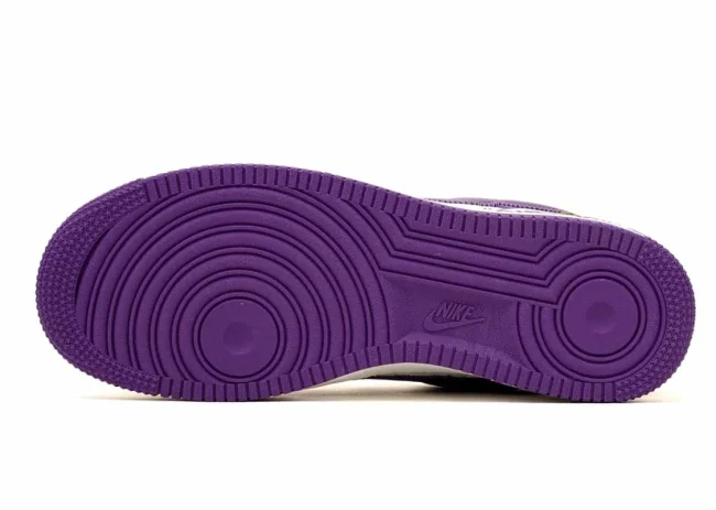 LV Nike Air Force 1 Low By Virgil Abloh White Purple