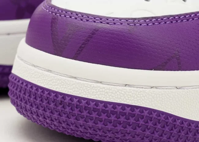 LV Nike Air Force 1 Low By Virgil Abloh White Purple