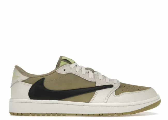Travis Scott x Air Jordan 1 Low Golf Neutral Olive
