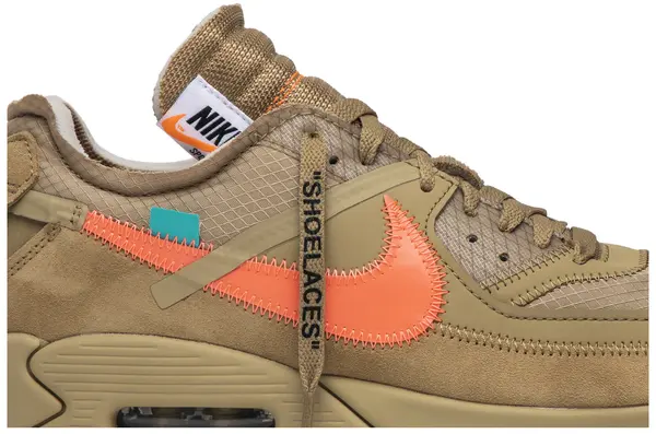 Off White X Air Max 90 DESERT ORE