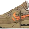 Off White X Air Max 90 DESERT ORE