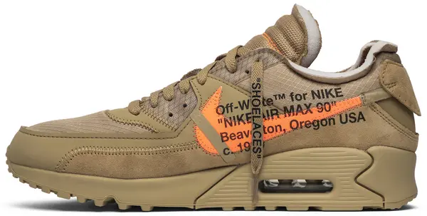 Off White X Air Max 90 DESERT ORE