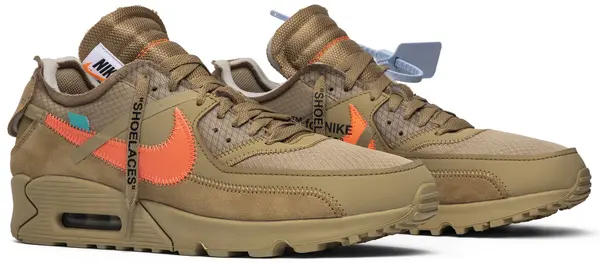 Off White X Air Max 90 DESERT ORE