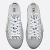 B23 League High-Top Sneaker White and Black Dior Oblique Canvas