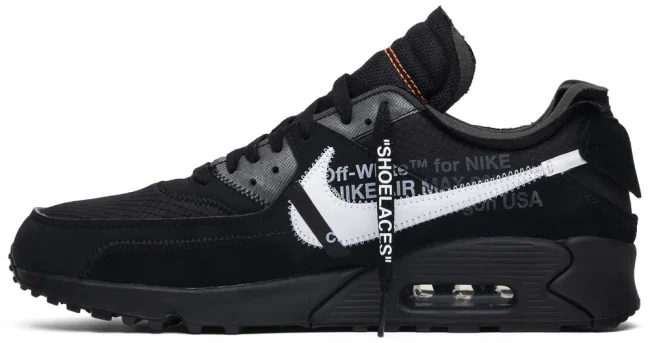 Off White X Air MAX90 BLACK
