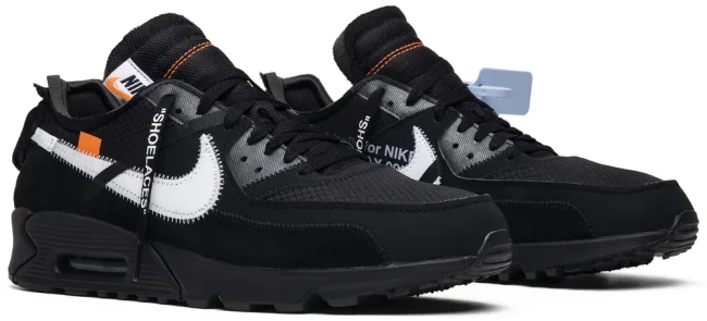Off White X Air MAX90 BLACK