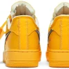 Nike Air Force 1 Low OFF-WHITE University Gold Metallic Silver