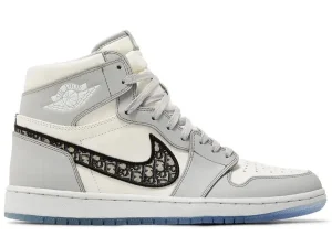 DIOR x Jordan Air Jordan 1 High Og 'White Wolf Grey'