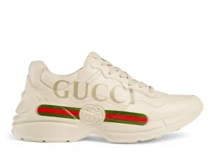 Untitled design (72) Women's Rhyton sneaker with Gucci logo