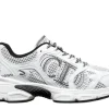 Dior Chrono Sneaker Mesh with White and Black Leather-Effect Panels